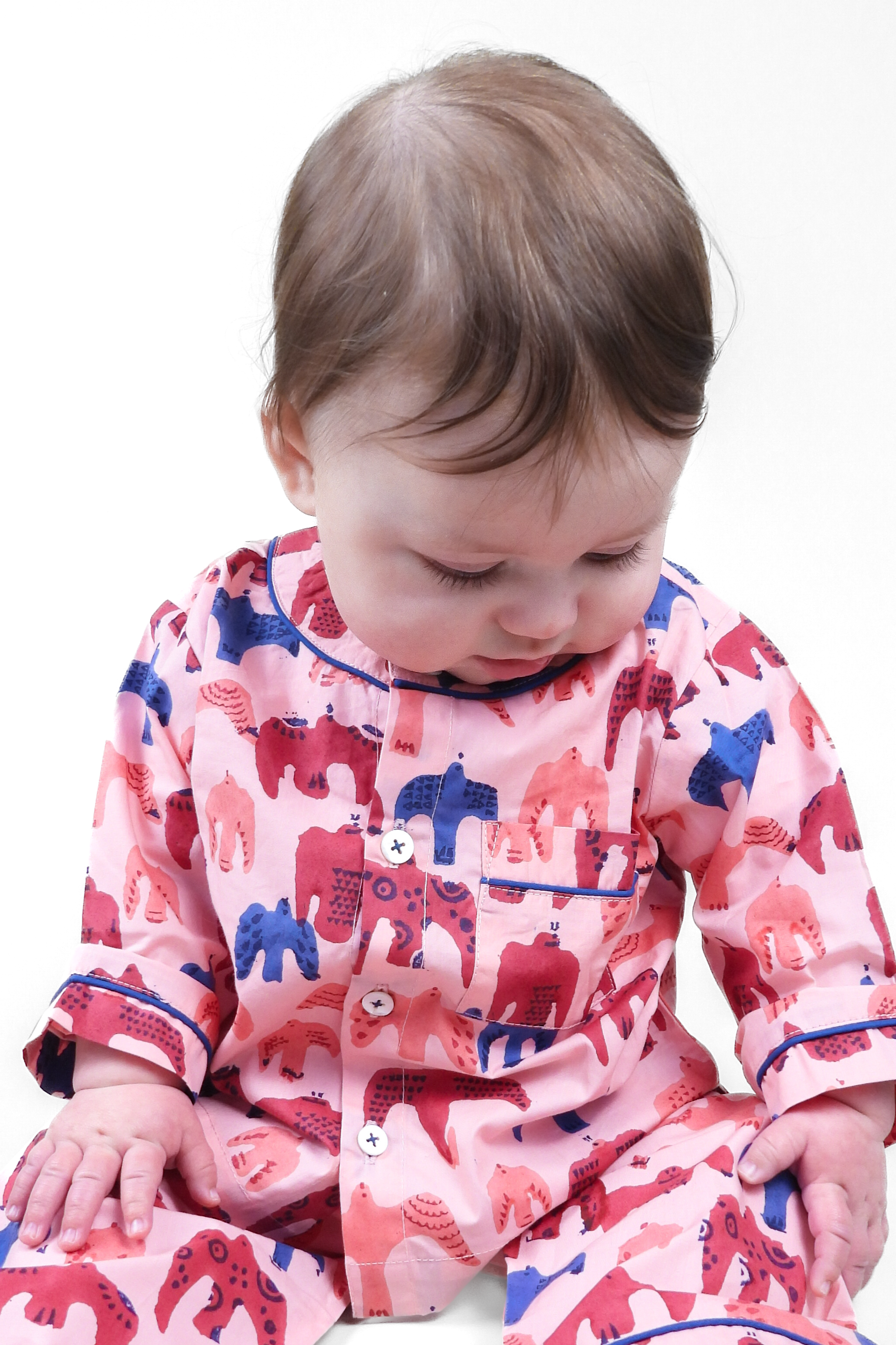 bird song - organic cotton baby pyjama set