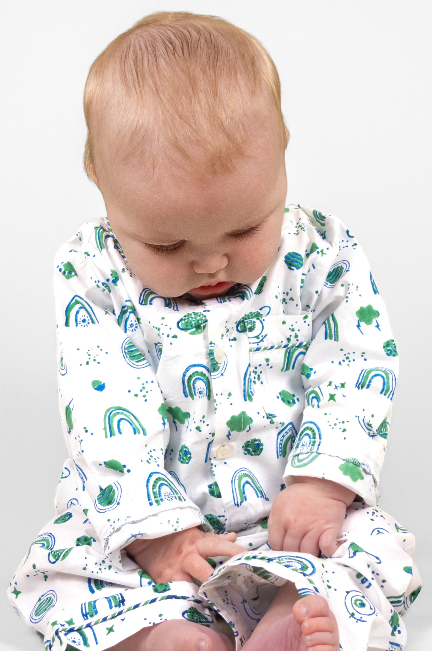 interstellar vibes - organic cotton baby pyjama set
