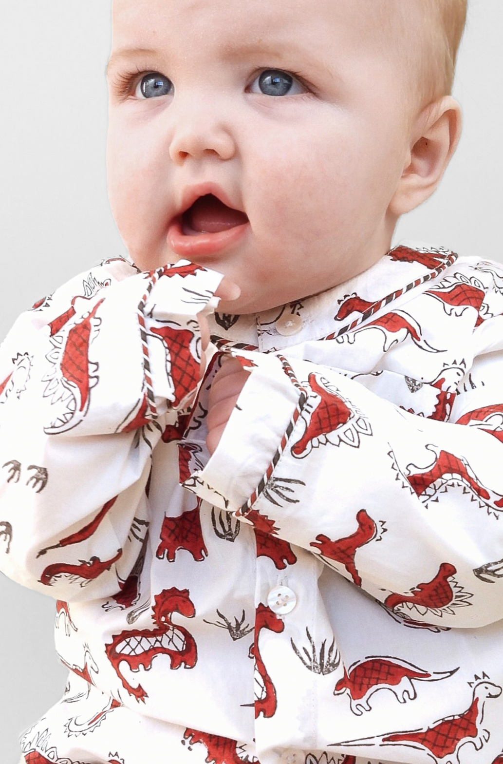 tag-a-saurus tales - organic cotton baby pyjama set