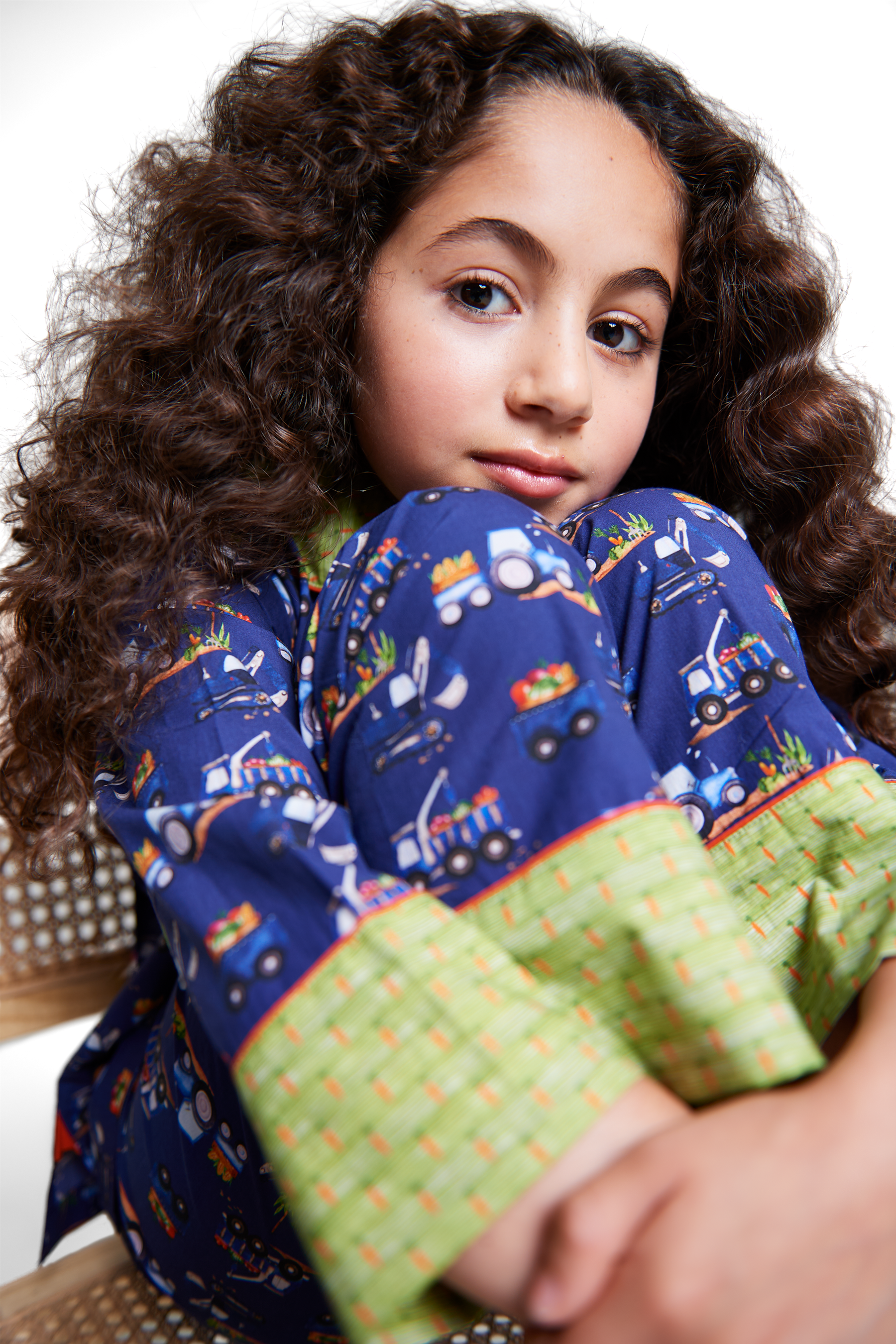farmyard rumble - organic cotton kids pyjama set