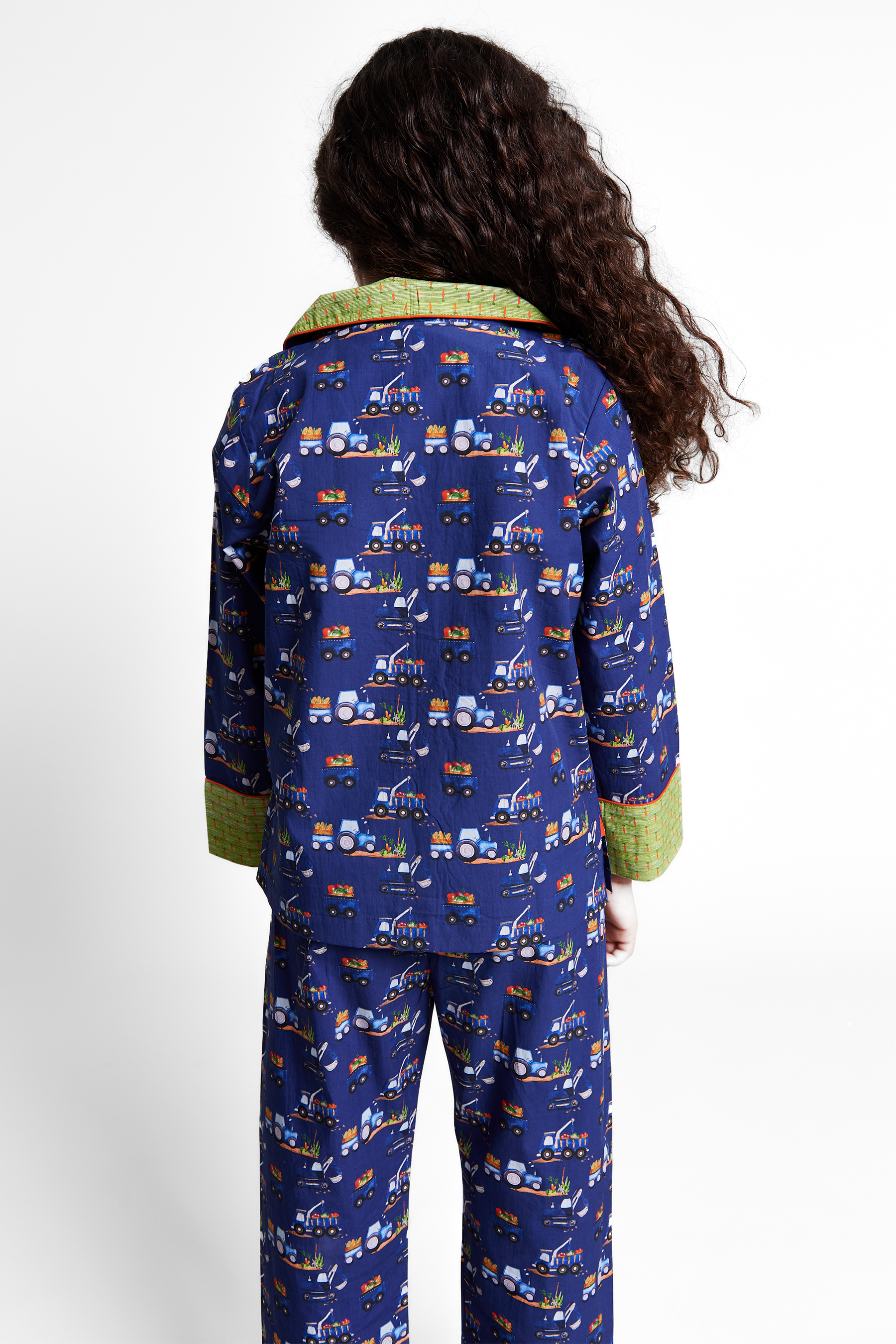 farmyard rumble - organic cotton kids pyjama set