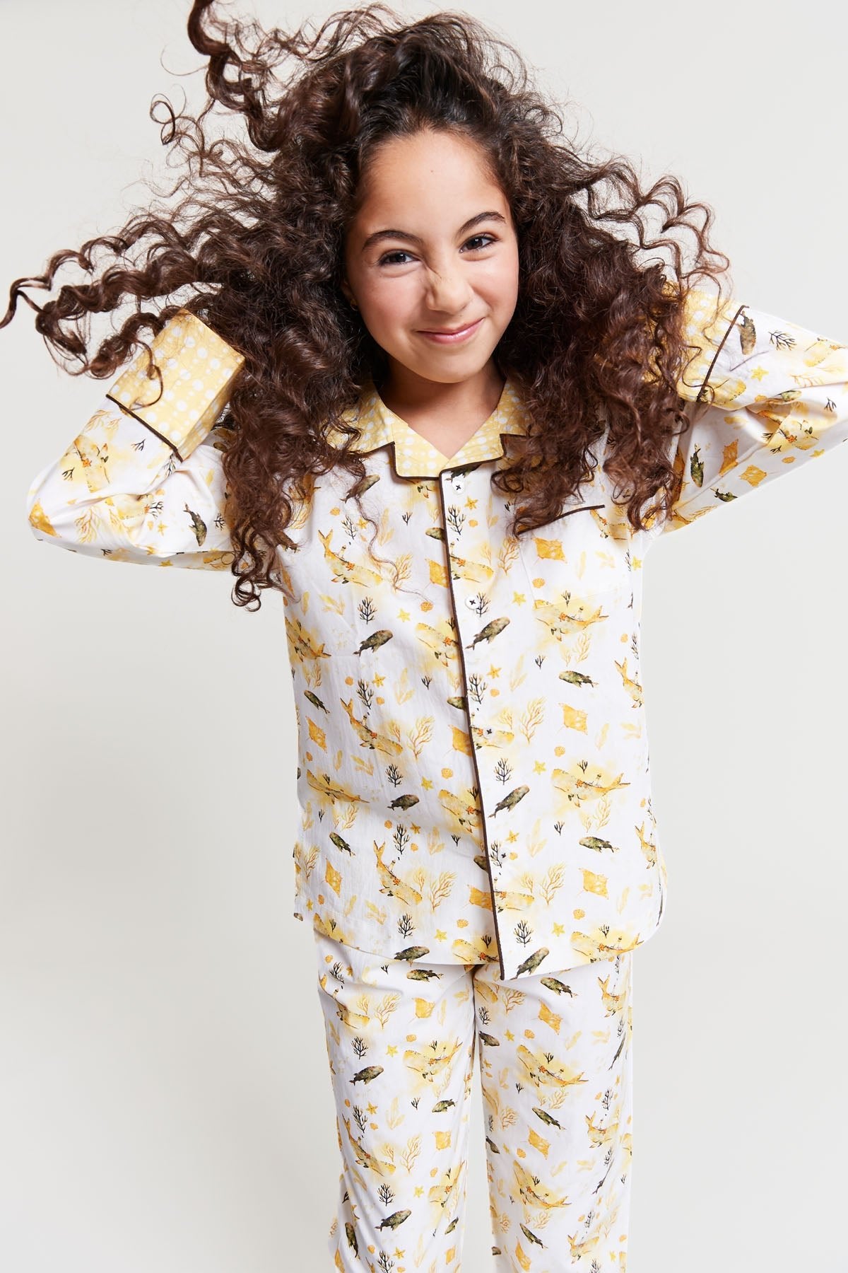 galapagos dreaming - organic cotton kids pyjama set - Kutti Lulu