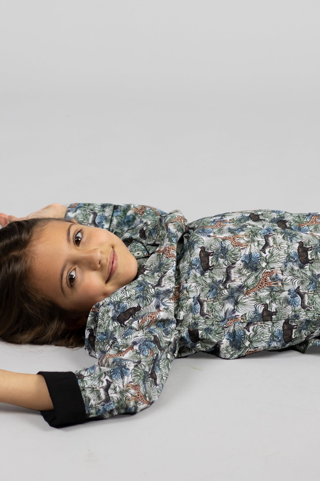 jungle maze - organic cotton kids pyjama set