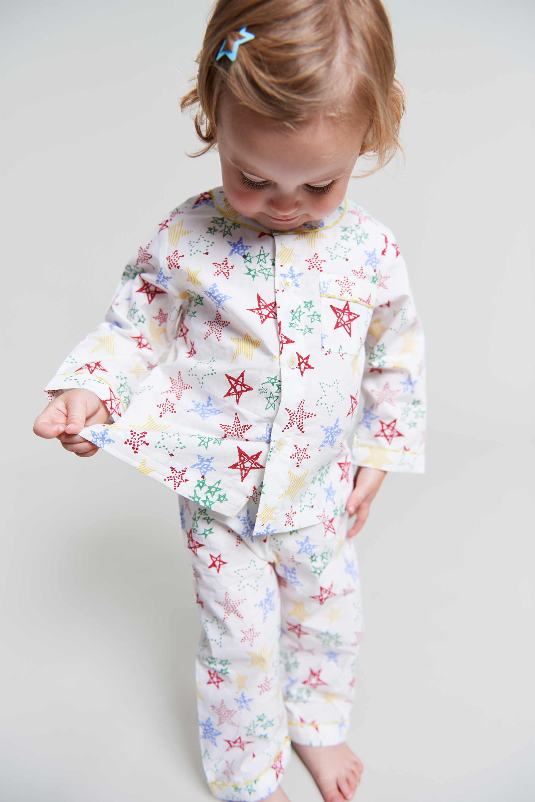 stars shining - organic cotton baby pyjama set