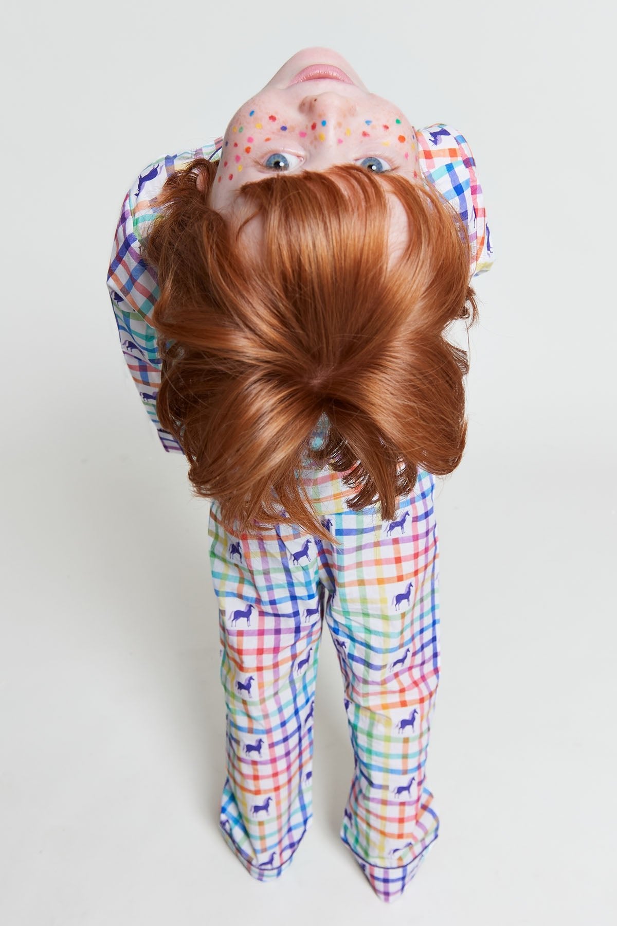 unicorn mosaic - organic cotton kids pyjama set - Kutti Lulu