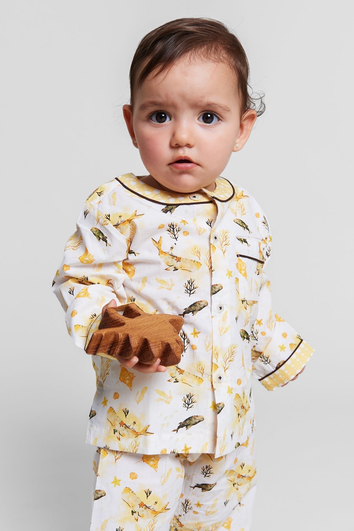 galapagos dreaming - organic cotton baby pyjama set - Kutti Lulu