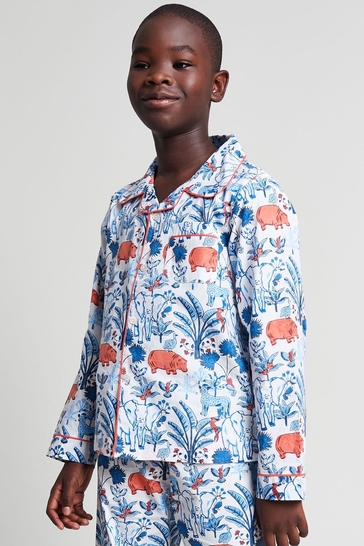 rani's whimsical woods - organic cotton kids pyjama set - Kutti Lulu