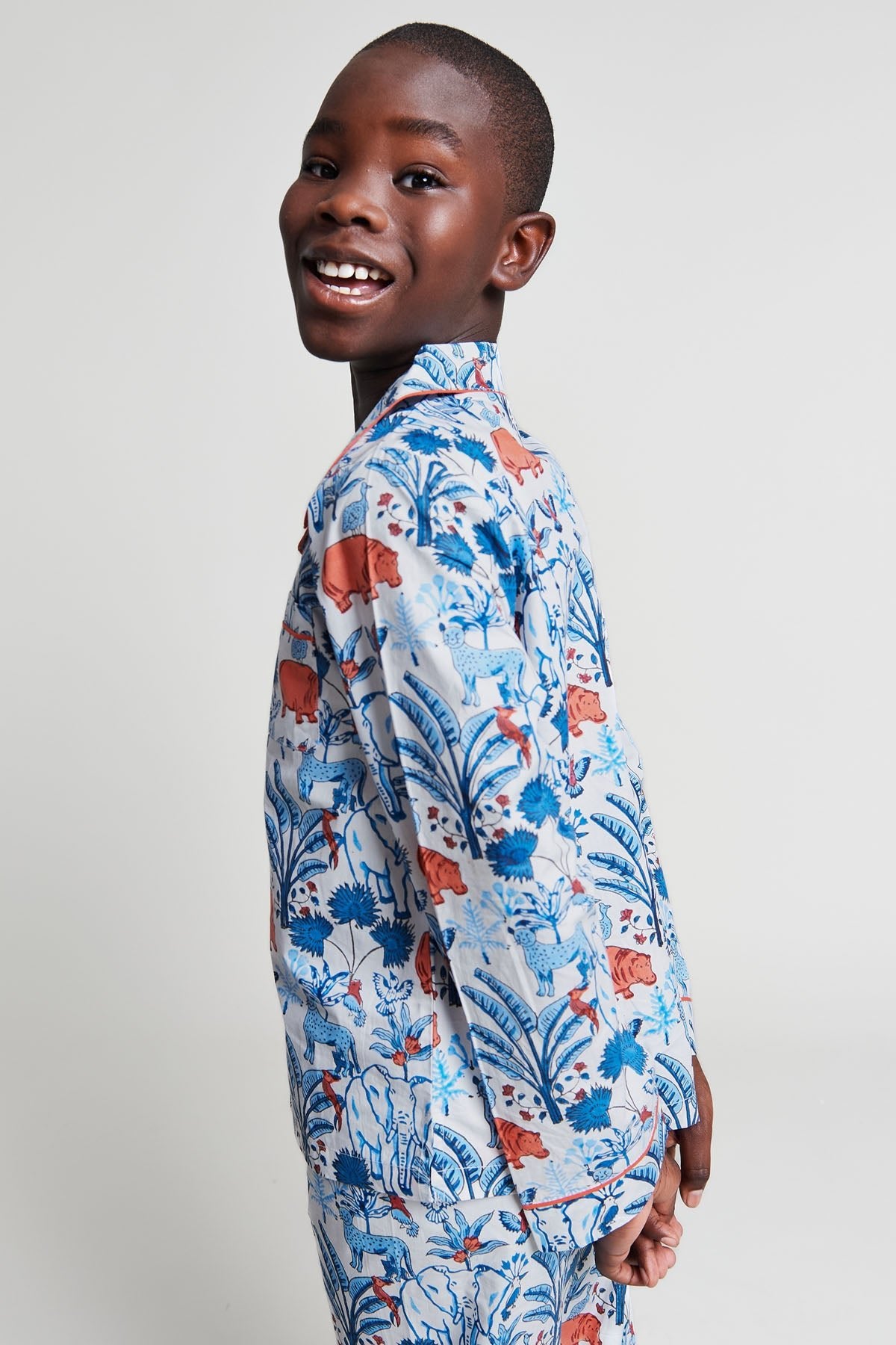 rani's whimsical woods - organic cotton kids pyjama set - Kutti Lulu