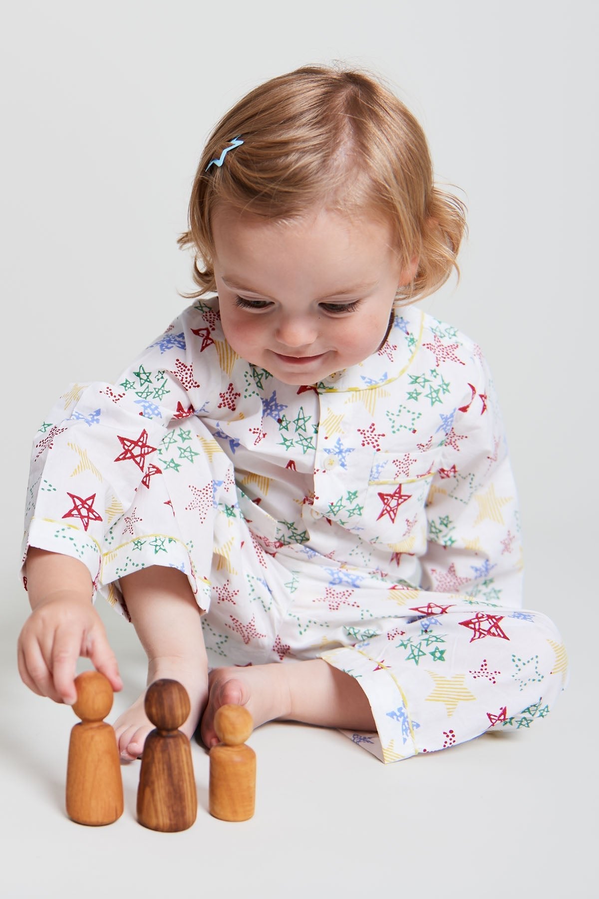 stars shining - organic cotton baby pyjama set - Kutti Lulu